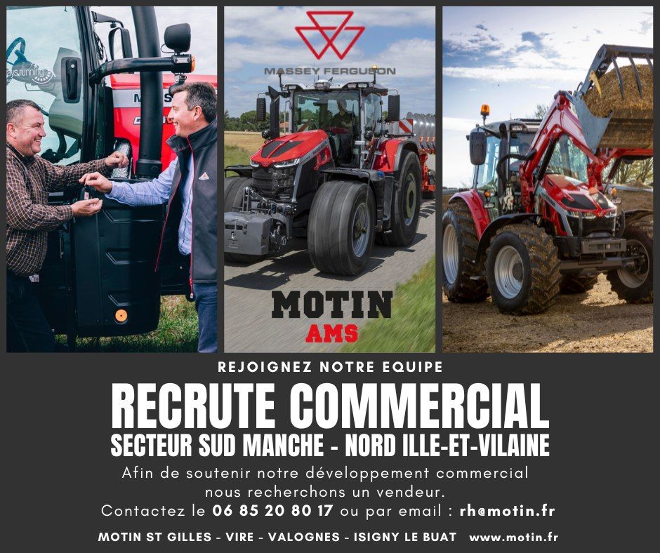 Commercial Tracteurs & Machines Agricoles (H/F) 