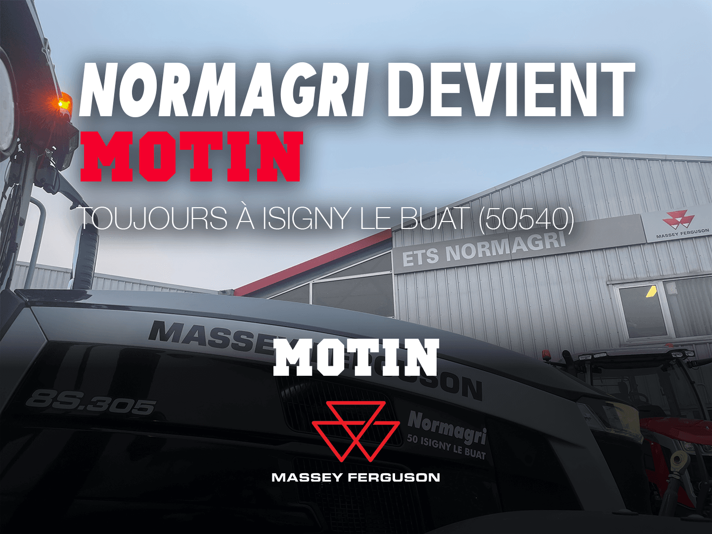 Le site de NORMAGRI passe sous le nom MOTIN